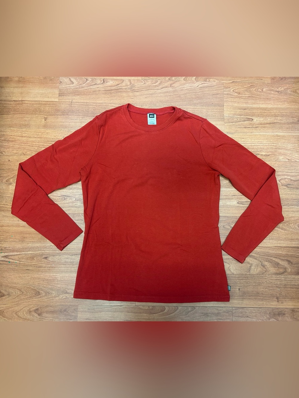 Vintage Women’s REI Long Sleeve T Shirt Made In Canada Organic Cotton, XL